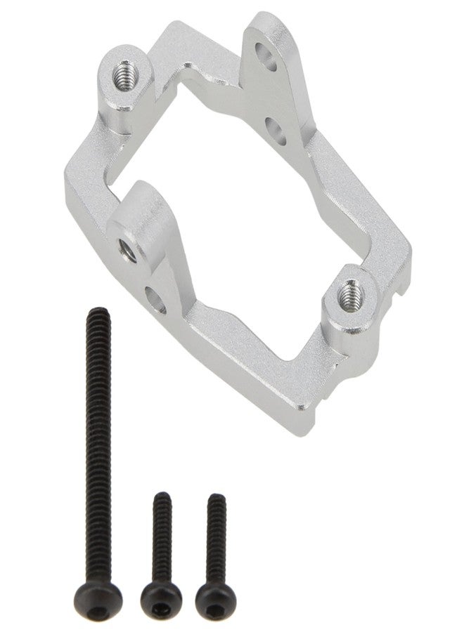 MEUS RACING TRX4M Servo Mount TRX4M Upgrade Parts Accessories for TRX4M Defender/Bronco/K10/F150 1/18 RC Crawler Car (Silver) - Image 1